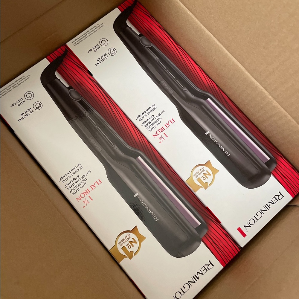 Remington 1 3/4 Flat Iron Brand New (4 Total)